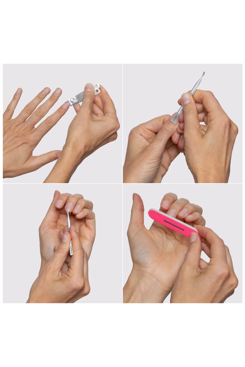 Mini Neon Nail Care Set, Alternate, color, NO COLOR