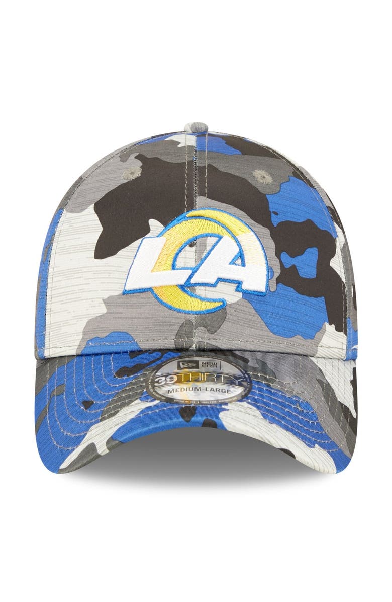 New Era Men's New Era Camo Los Angeles Rams 2022 NFL Training Camp Official 39THIRTY Flex Hat, Alternate, color, 