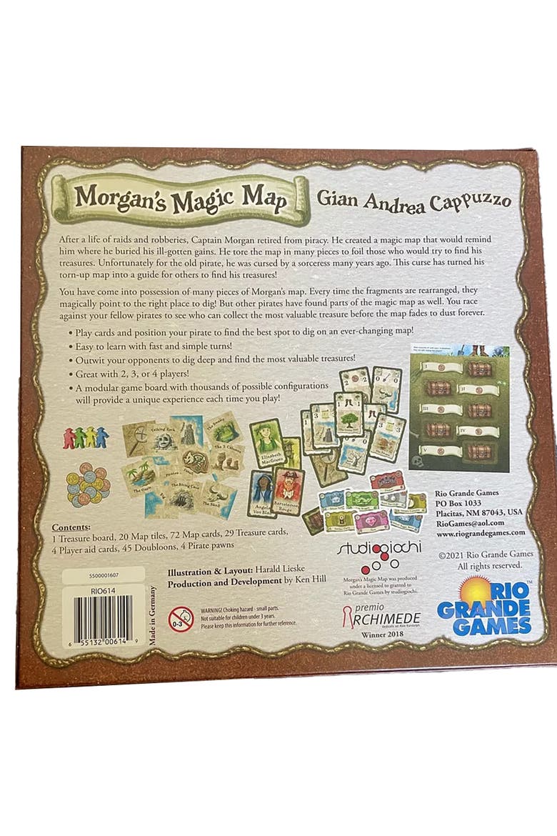 Morgan's Magic Map Tile Placement Game, Alternate, color, Multicolored