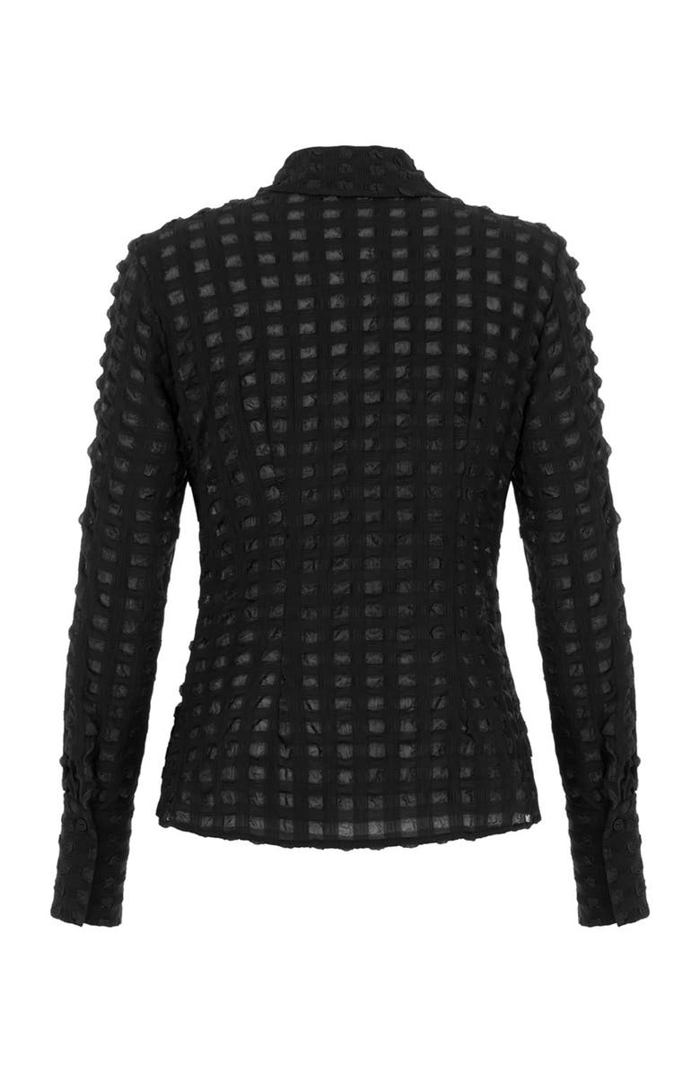 Nocturne Women's Textured Pointed Collar Shirt, Alternate, color, 