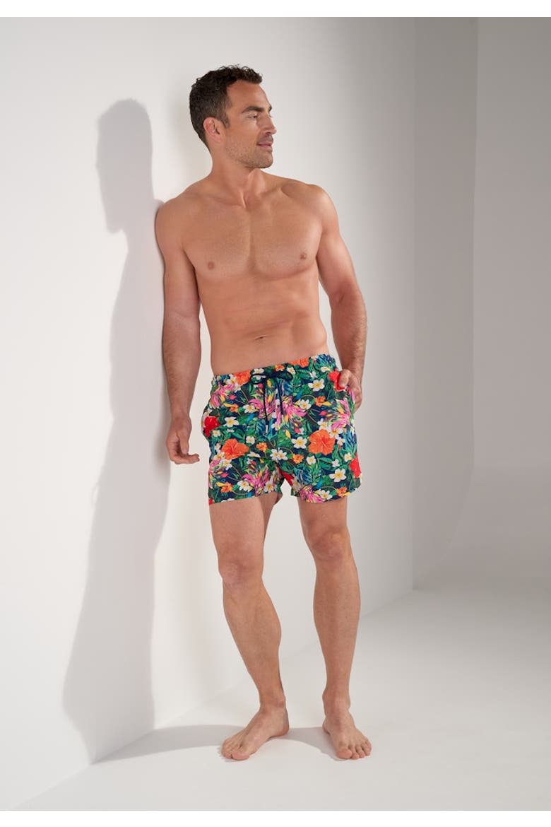Peacock Beach Boxer, Alternate, color, Multico Print