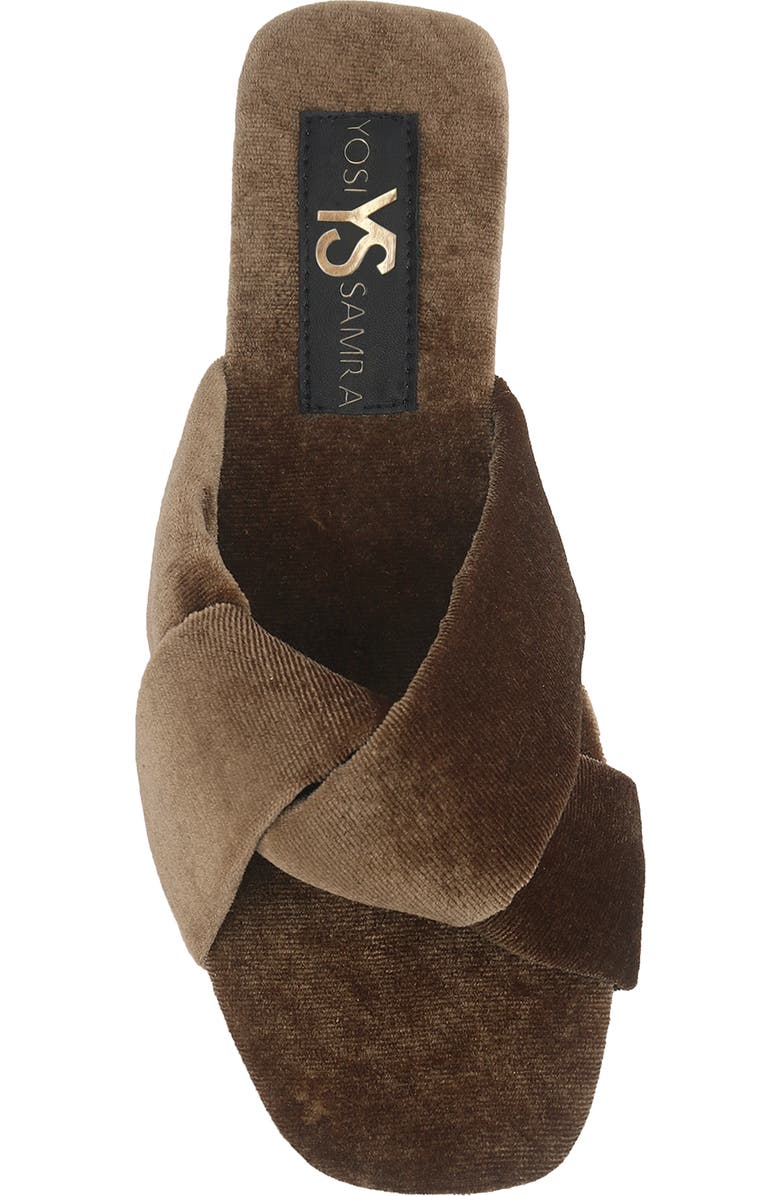 Yosi Samra Nancy Velvet Slide, Alternate, color,