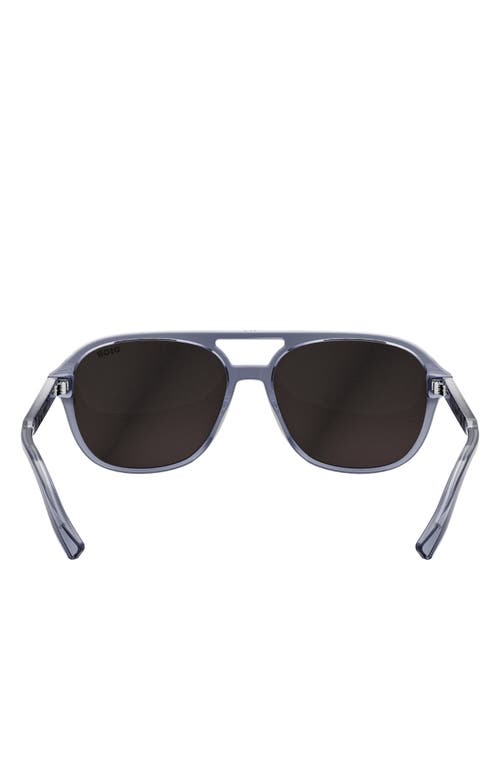 Dior In N1i 57mm Navigator Sunglasses In Gray