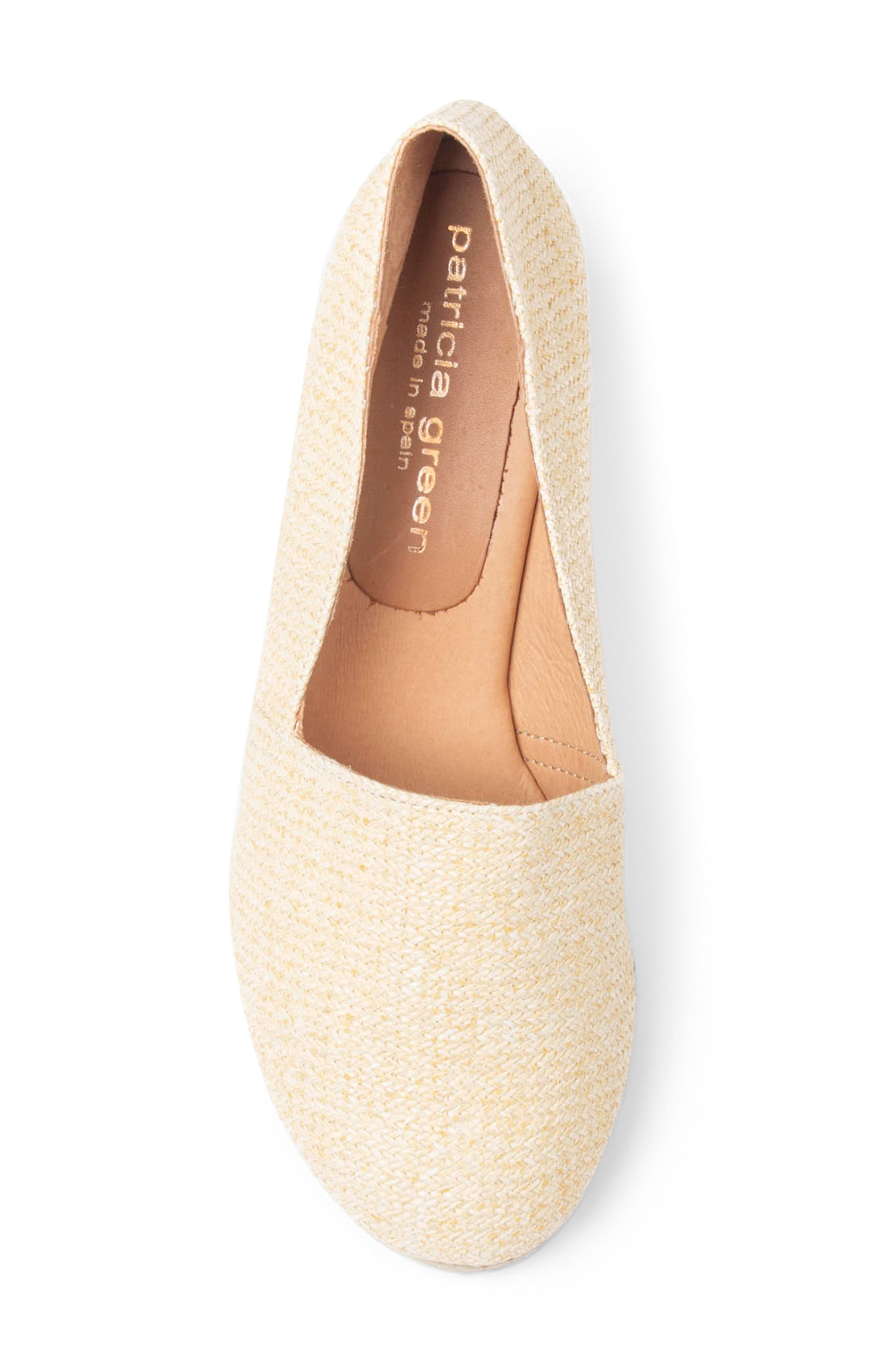patricia green Mallorca Square Toe Espadrille, Alternate, color, Beige Raffia