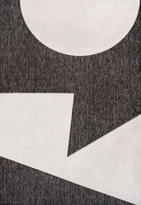 Lucian Modern Geometric Abstract Two-Tone Area Rug