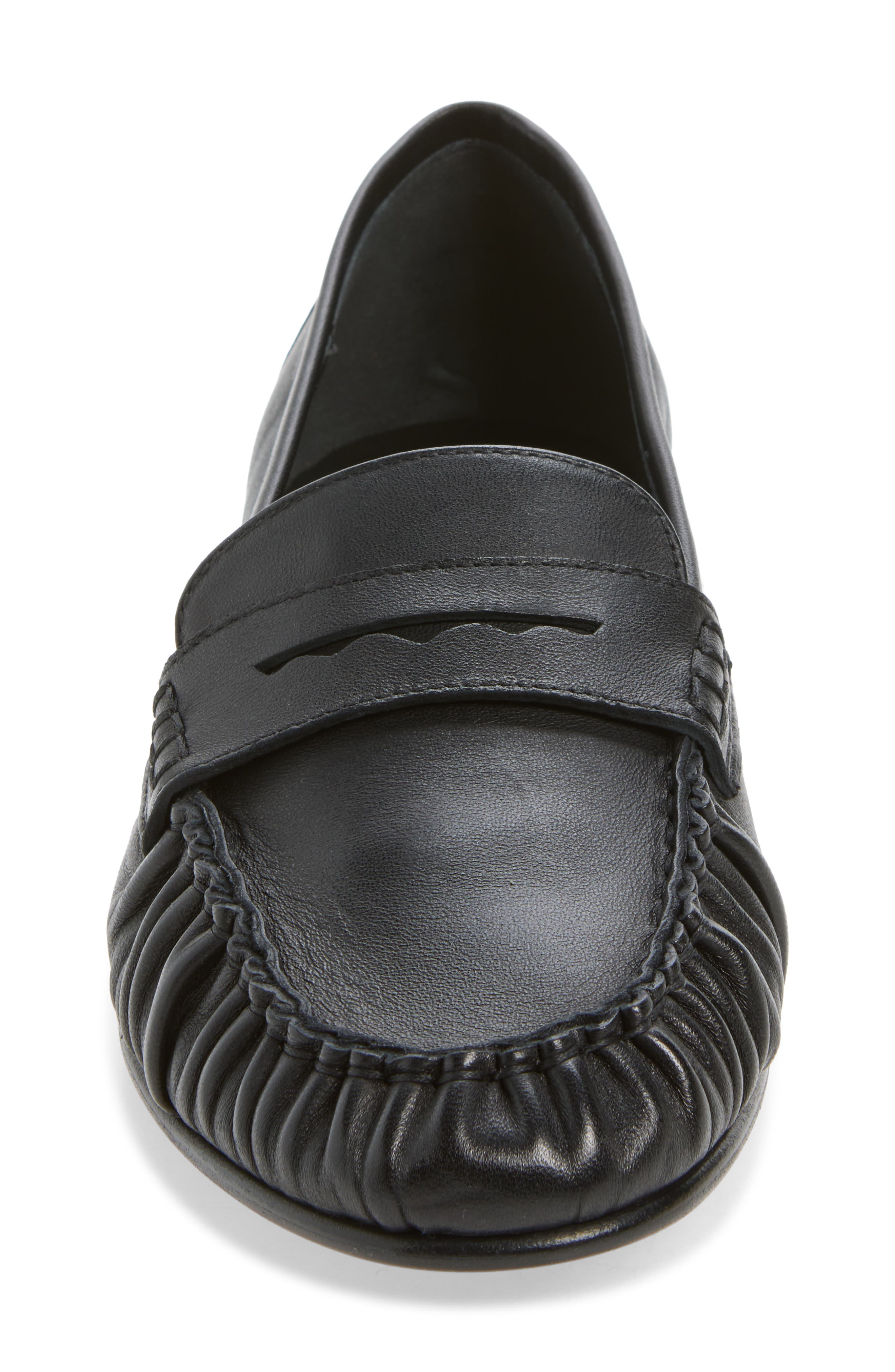 Aldous Penny Loafer, Alternate, color, BLACK