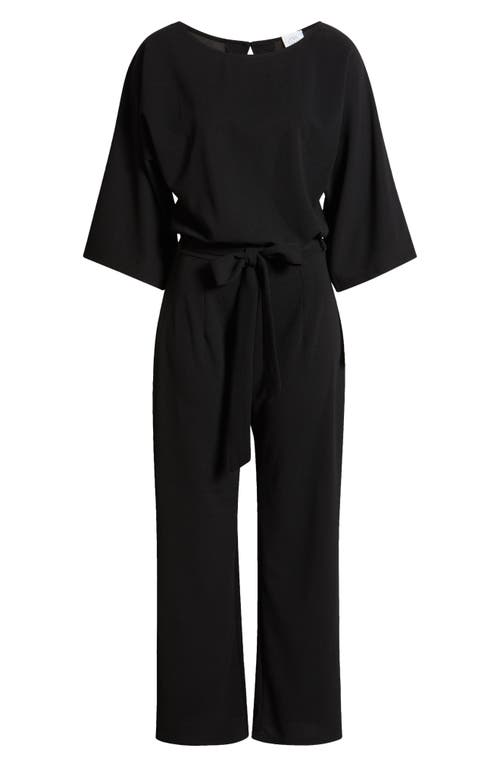 NIKKI LUND NIKKI LUND JOYCELYN FLARE SLEEVE TIE WAIST JUMPSUIT