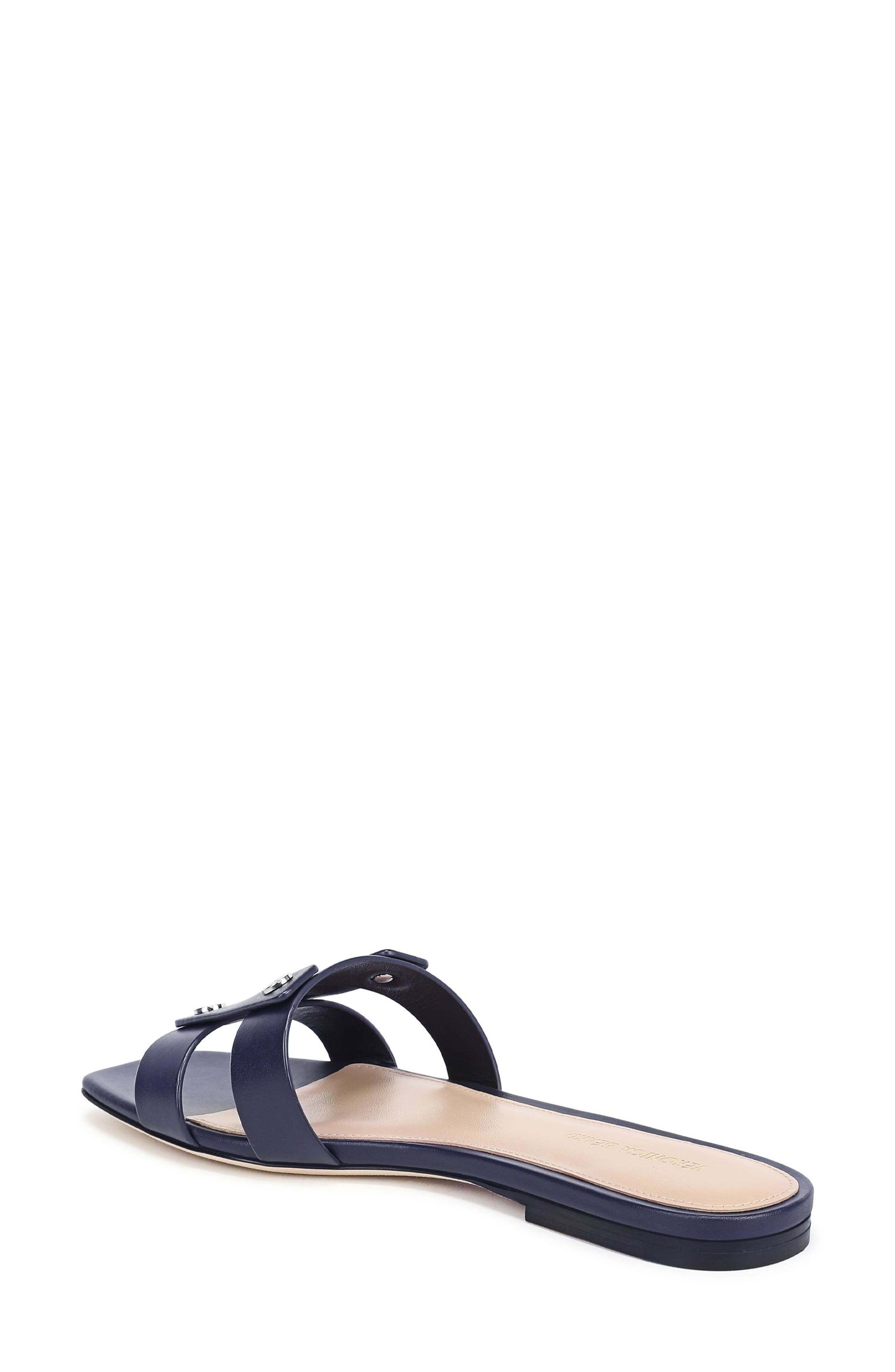 Via Slide Sandal, Alternate, color, NAVY