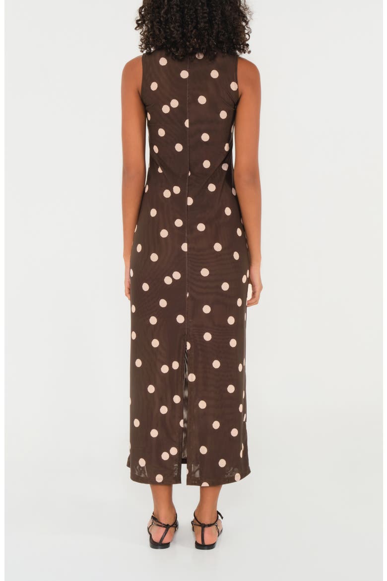 Salty Sleeveless Maxi Dress, Alternate, color, POLKA DOTS CREAM