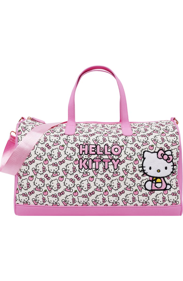 FUL/SANRIO Hello Kitty Pink & White Weekender Duffel Bag, Main, color, Red