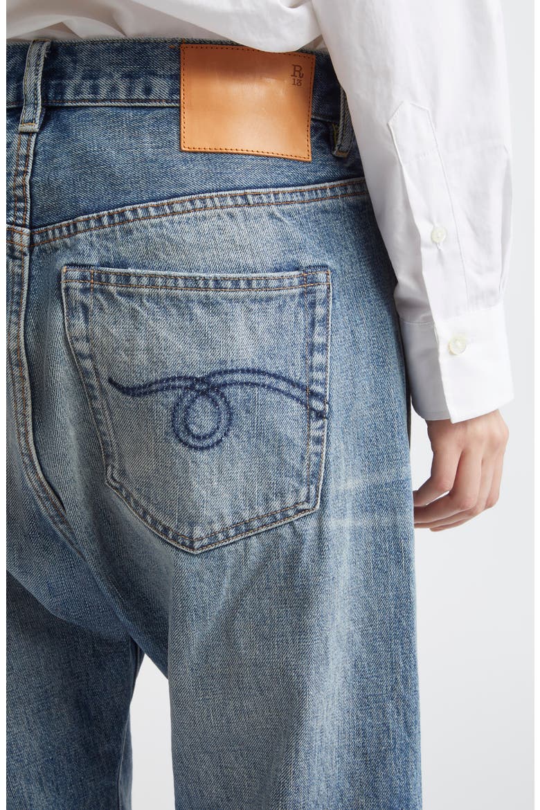 Tailored Drop Cuffed Jeans, Alternate, color, ESTIN SELVEDGE BLUE