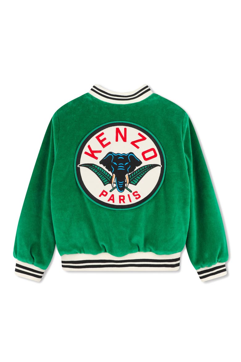 Kids' Velveteen Jacket, Alternate, color, GREEN
