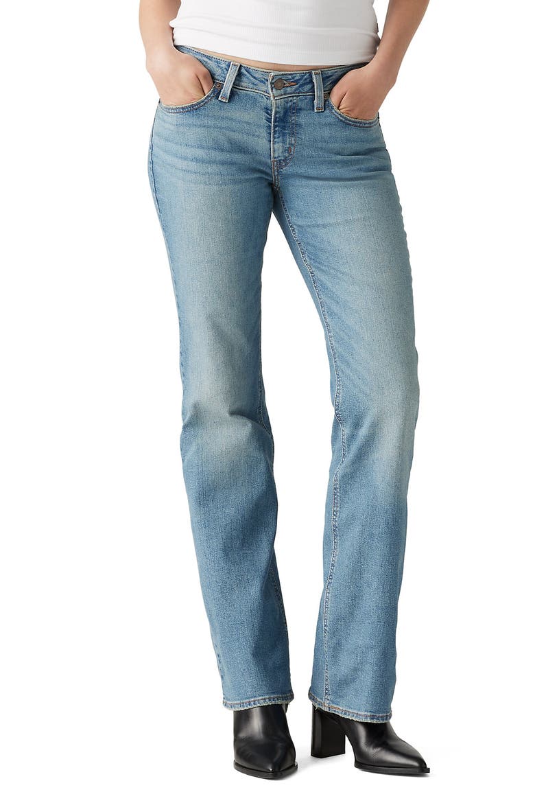 Superlow Bootcut Jeans, Main, color, HYDROLOGIC