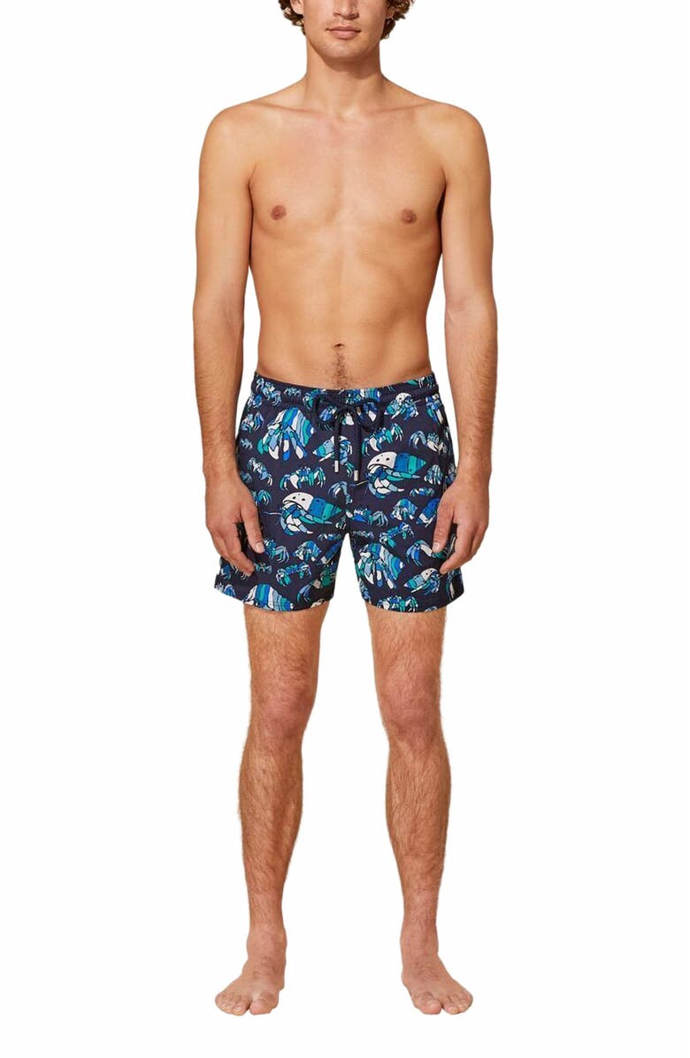 Vilebrequin Men's Hermit Crabs Stretch Swim Trunks, Main, color,