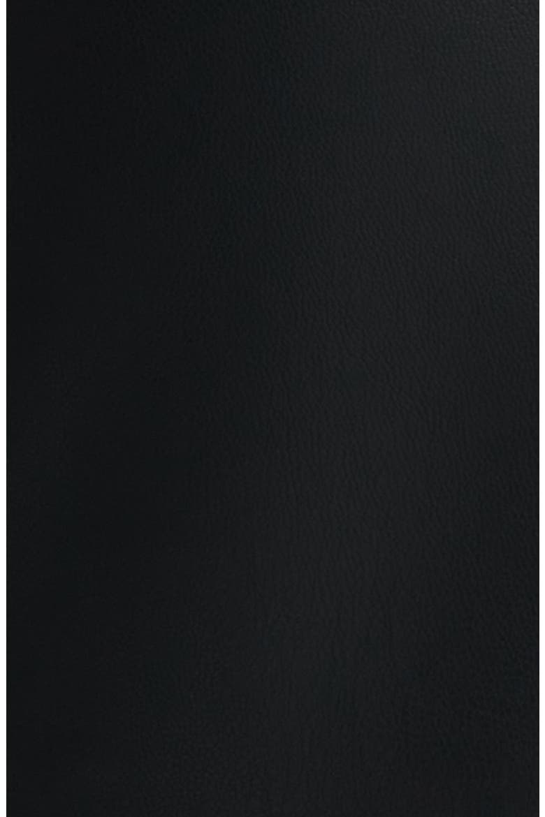 Wide Leg Faux Leather Pants, Alternate, color, BLACK