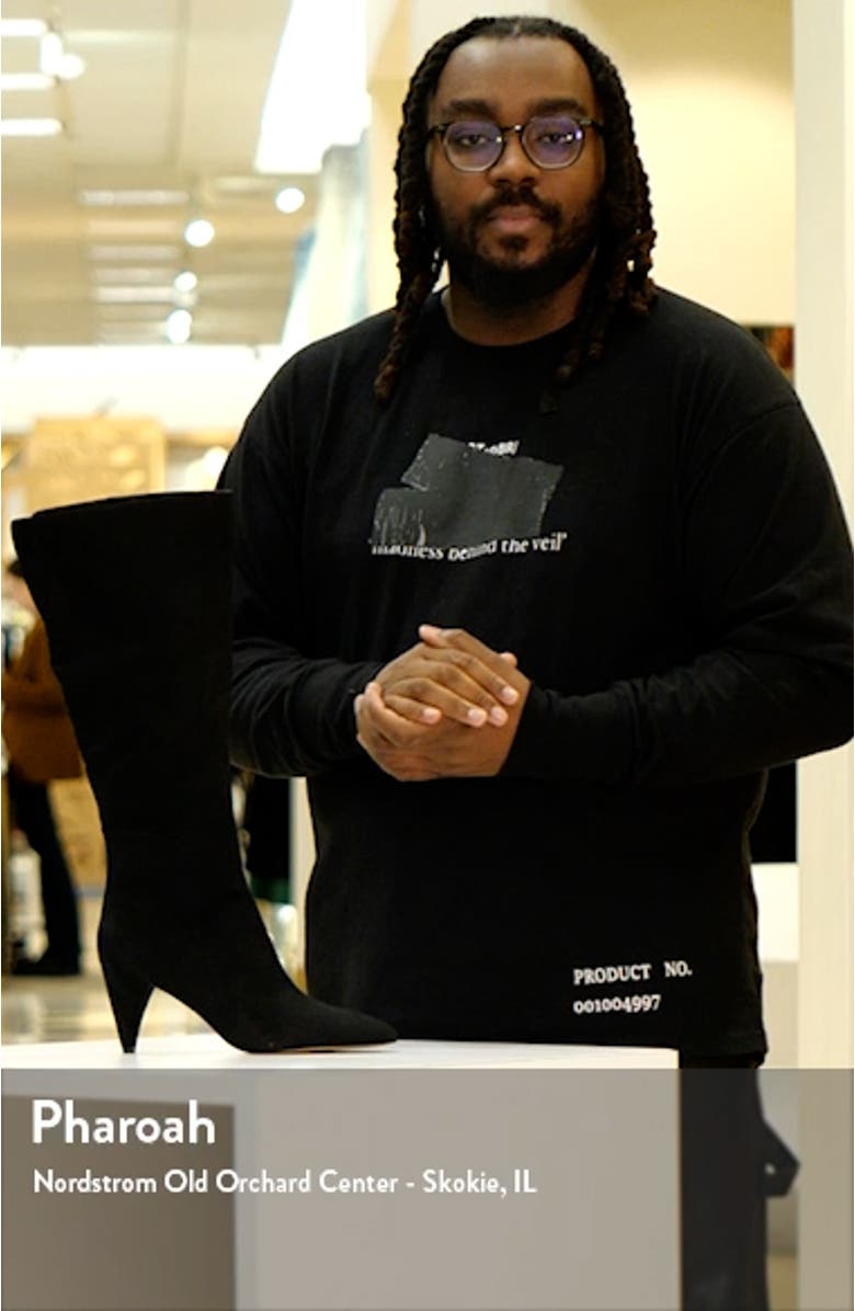 Byrnee Pointed Toe Knee High Boot, sales video thumbnail