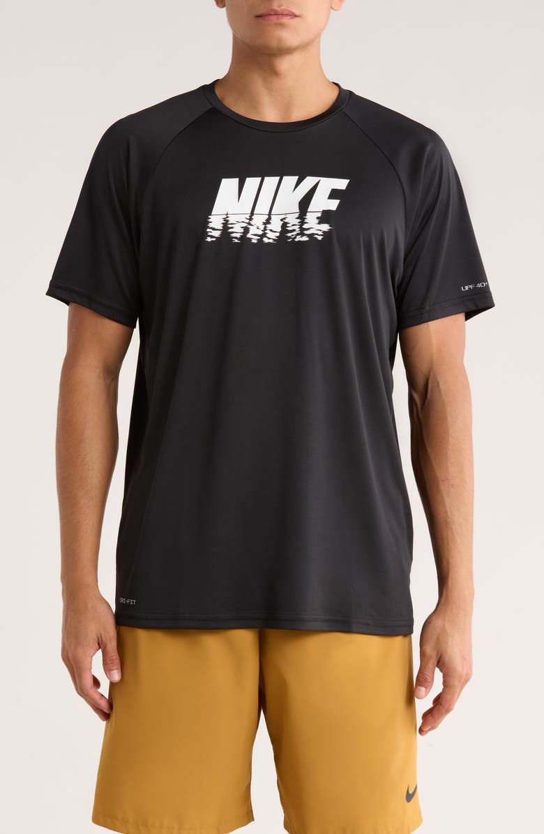 Nike Hydroguard Swim T-Shirt, Main, color, Black
