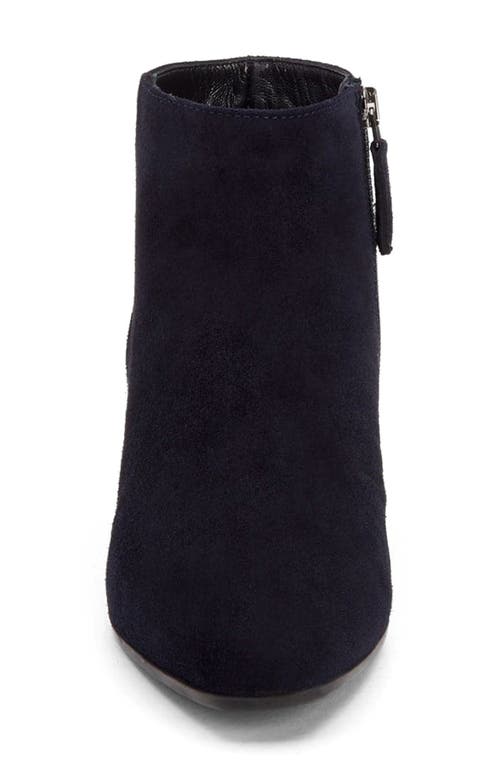 Aquatalia Reeta Suede Ankle Booties In Navy