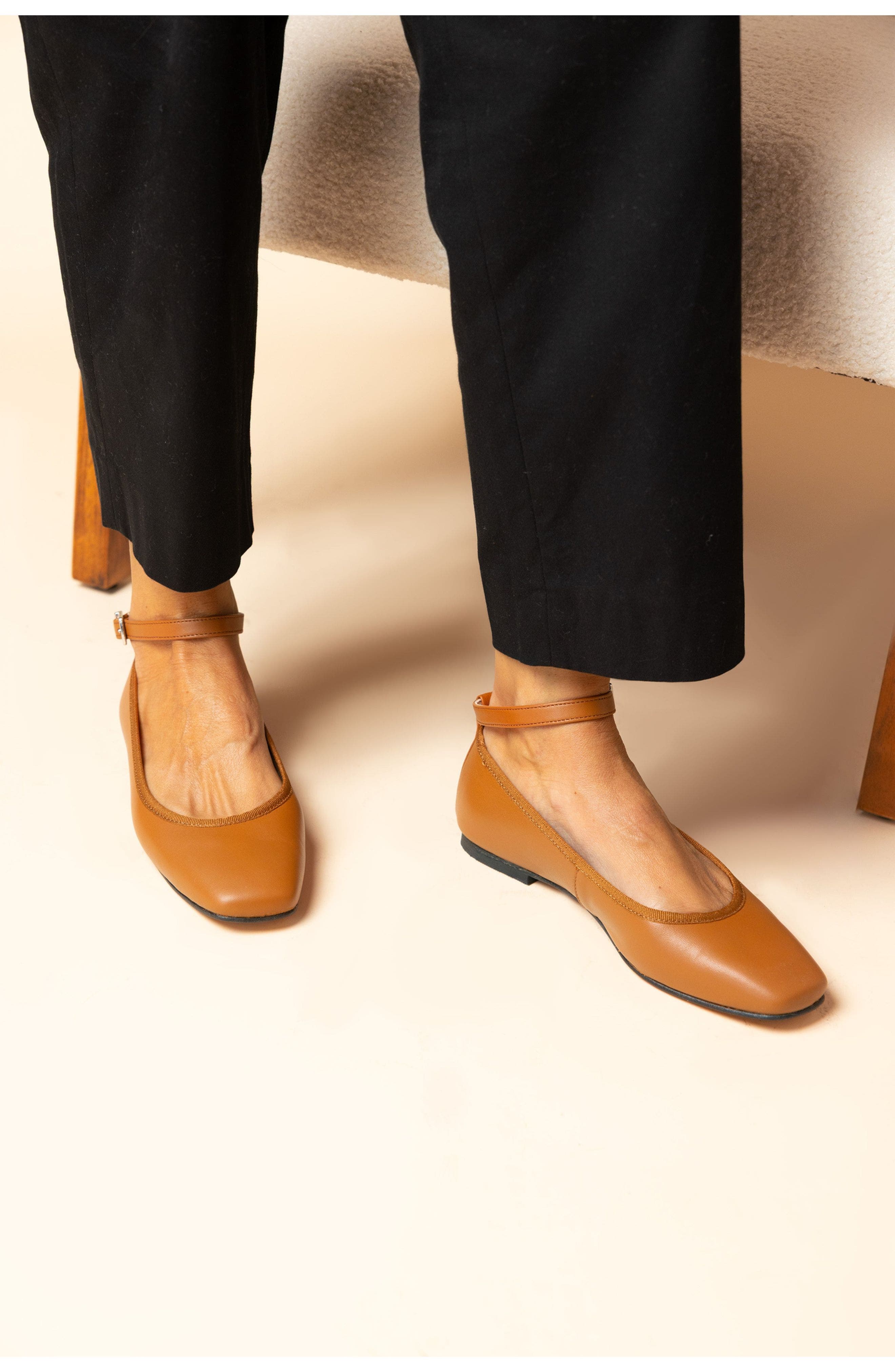 Brive Classic Mary Jane Flat, Alternate, color, Caramel