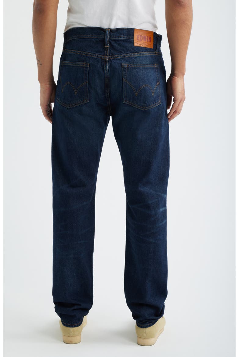 Regular Straight Leg Jeans, Alternate, color, DARK 90