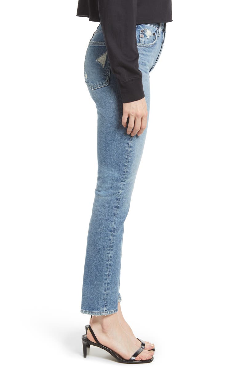 AG The Alexxis Slim Straight Leg Jeans, Alternate, color, 18 Years Presto