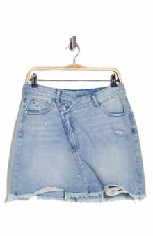 Desigual Distressed Denim Miniskirt