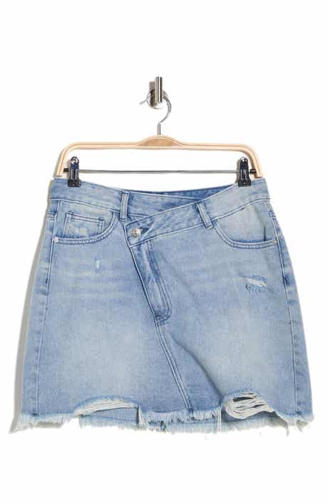 Desigual Distressed Denim Miniskirt