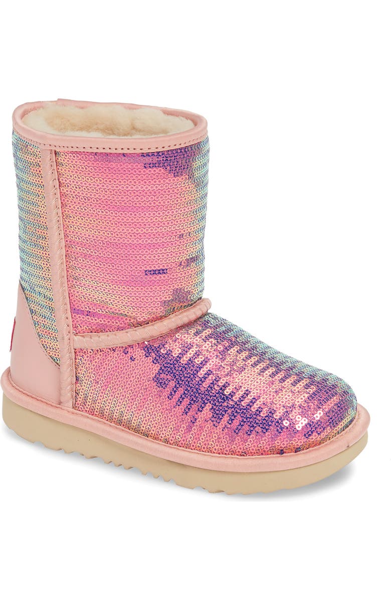 UGG<sup>®</sup> Classic Short II Sequin Boot, Main, color,