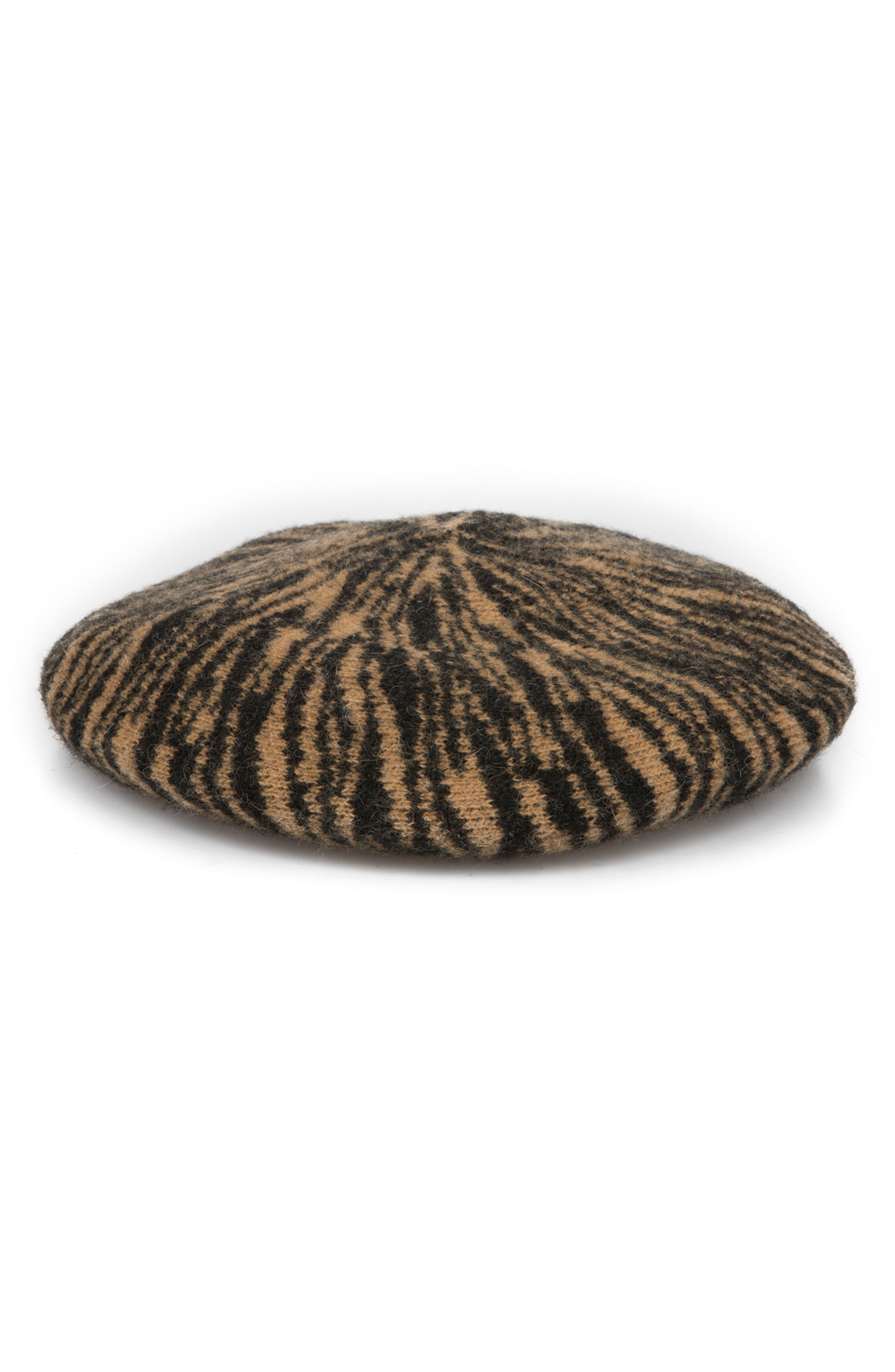 San Diego Hat Tiger Wool Blend Beret