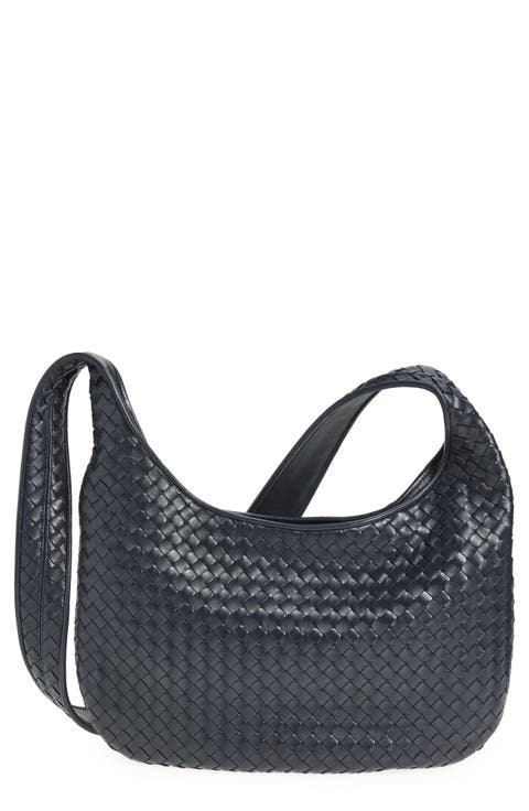 Veneto Intrecciato Leather Crossbody Bag