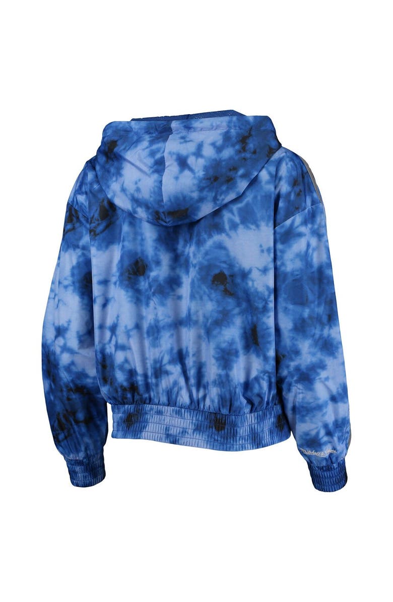 Mitchell & Ness Women's Mitchell & Ness Royal Philadelphia 76ers Galaxy Sublimated Windbreaker Pullover Full-Zip Hoodie, Alternate, color, Royal