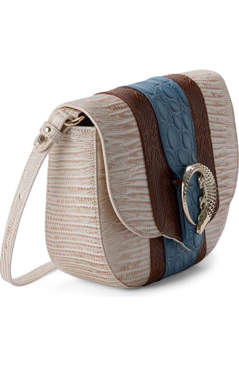 Brahmin Portia Leather Crossbody Bag, Alternate, color, Blue
