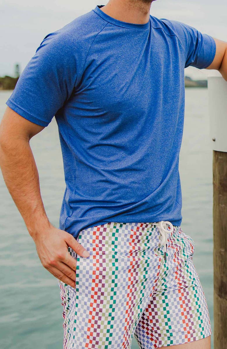 Snapper Rock Men's Short Sleeve Outbound Tee, Alternate, color, Blue Drift