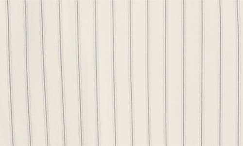Corridor Stripe Cotton Poplin Button-up Shirt In Neutral