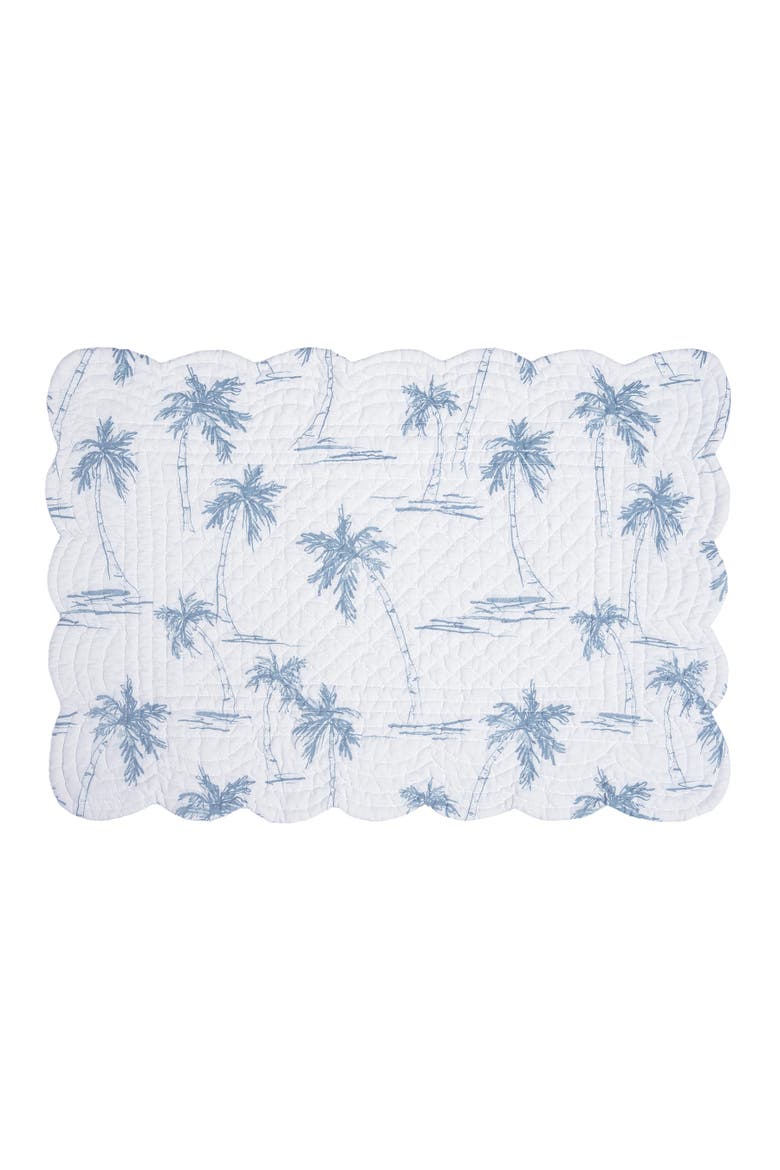 Blue Paradise Placemat Collection Sets of 6, Alternate, color, Blue