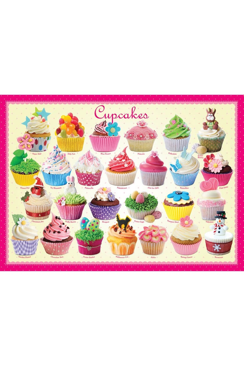 Cupcakes 100 Piece Puzzle, Alternate, color, Multicolored