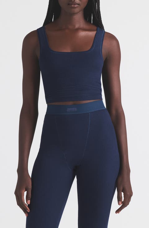 Stretch Cotton Rib Tank (Regular & Plus)