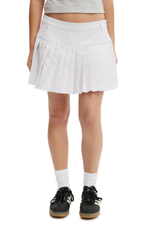 Women's Luis Suiting Pleated Skirt