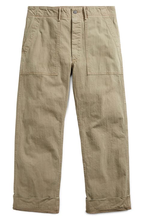 RRL Cotton Herringbone Utility Pants