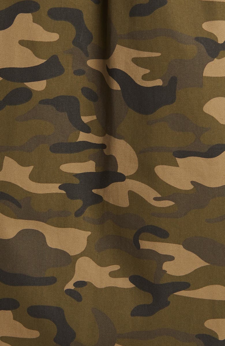 FRAME Camo Cotton Jacket, Alternate, color, Camo/ Noir