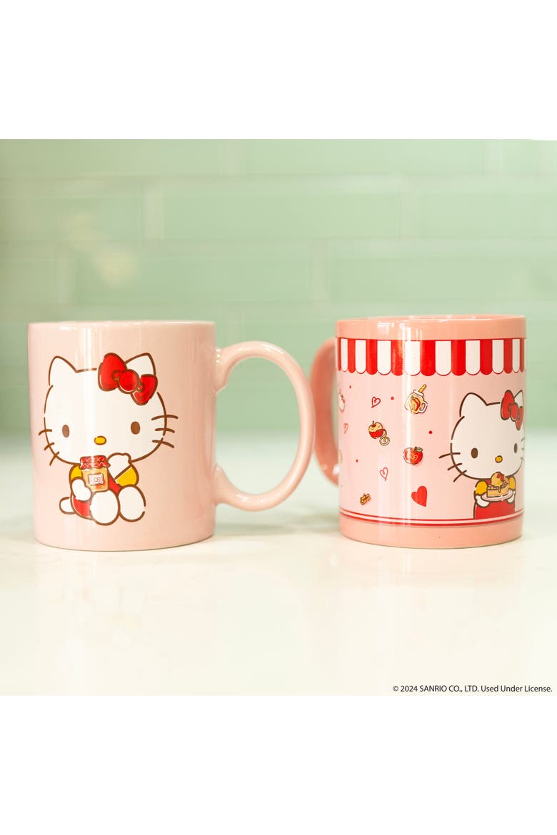 Hello Kitty Single Cup Coffee Maker Gift Set with 2 Mugs, Alternate, color, None