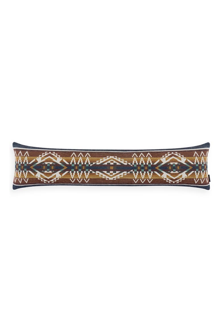 Beacon Rock Bolster Accent Pillow, Main, color, NAVY