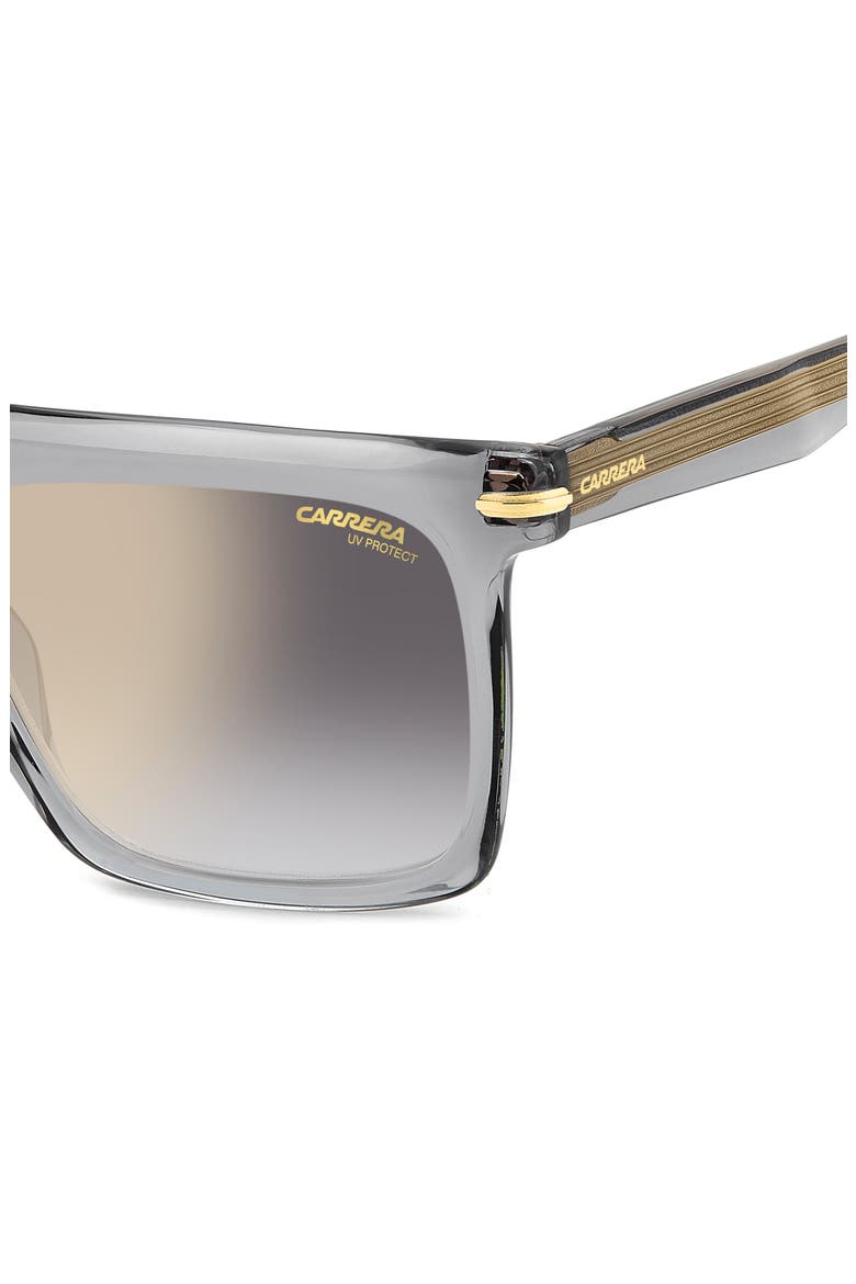 359/S 56mm Rectangular Flat Top Sunglasses, Alternate, color, GREY