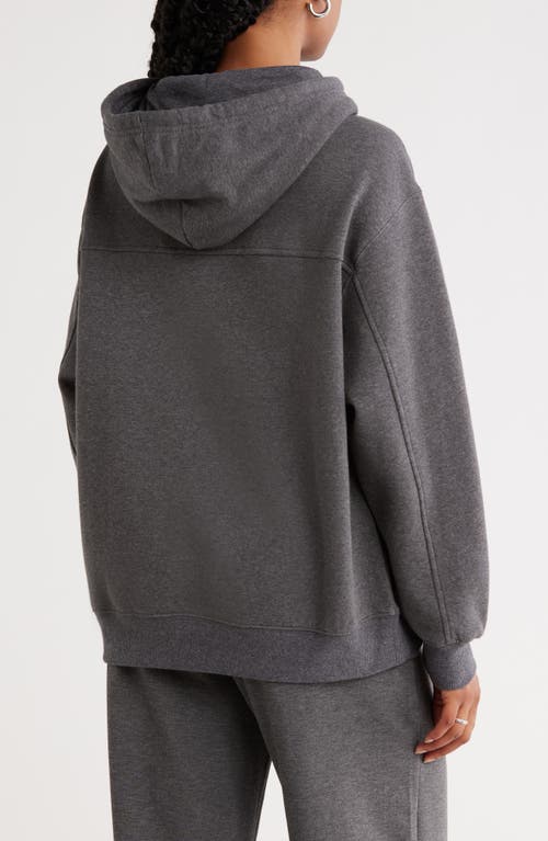 Abound Oversize Fleece Hoodie In Gray