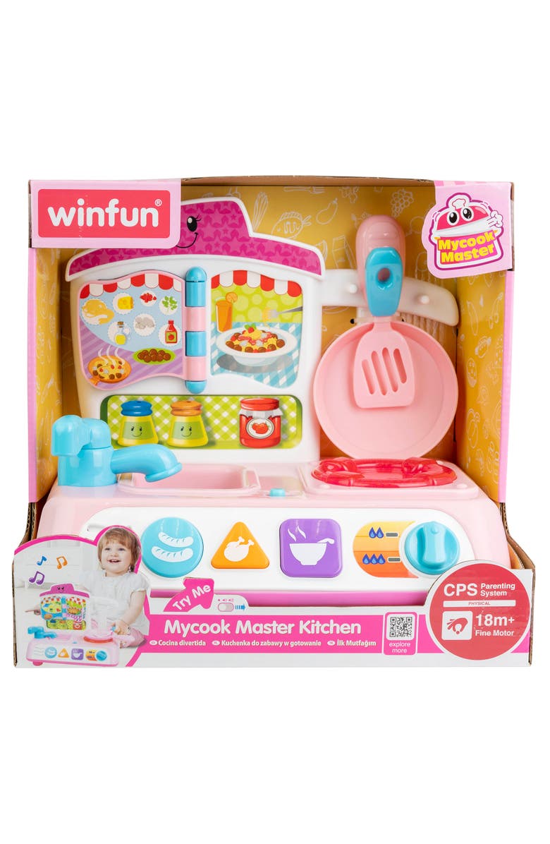 Winfun Mycook Master Kitchen 4 Piece Pretend Playset, Alternate, color, Multicolored
