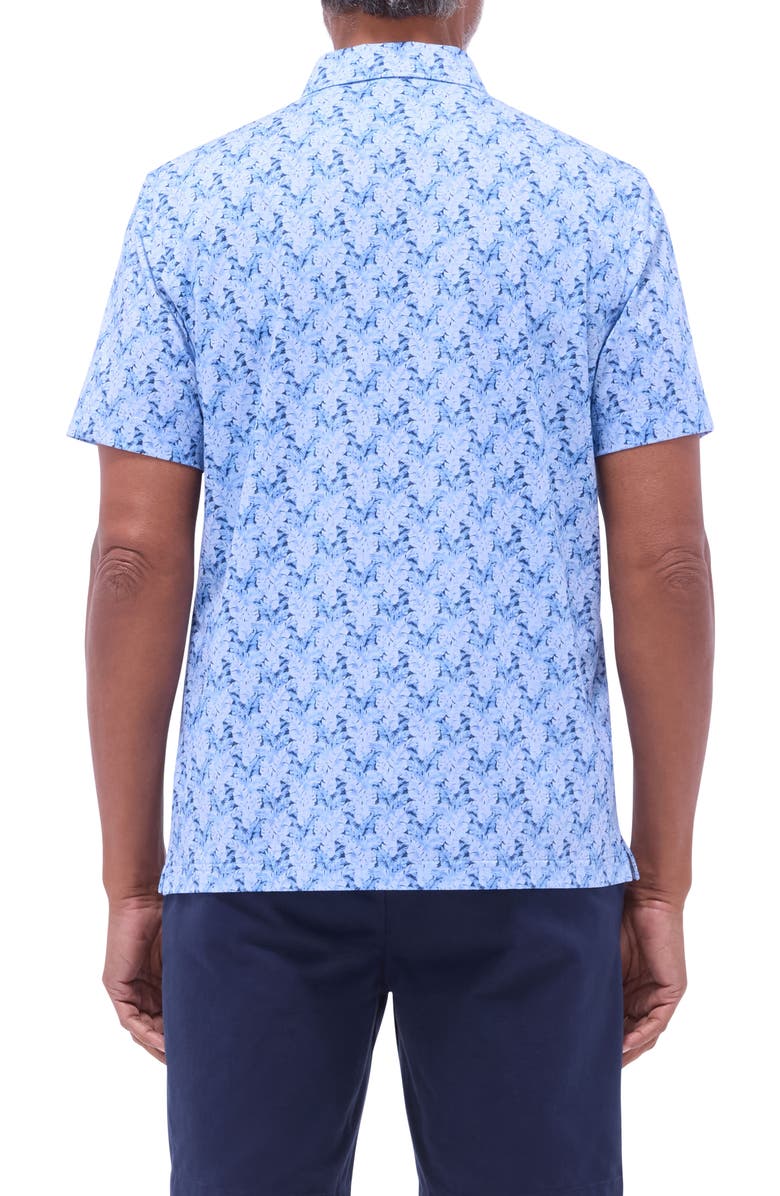 Bugatchi Vincent OoohCotton<sup>®</sup> Geo Print Polo, Alternate, color, 