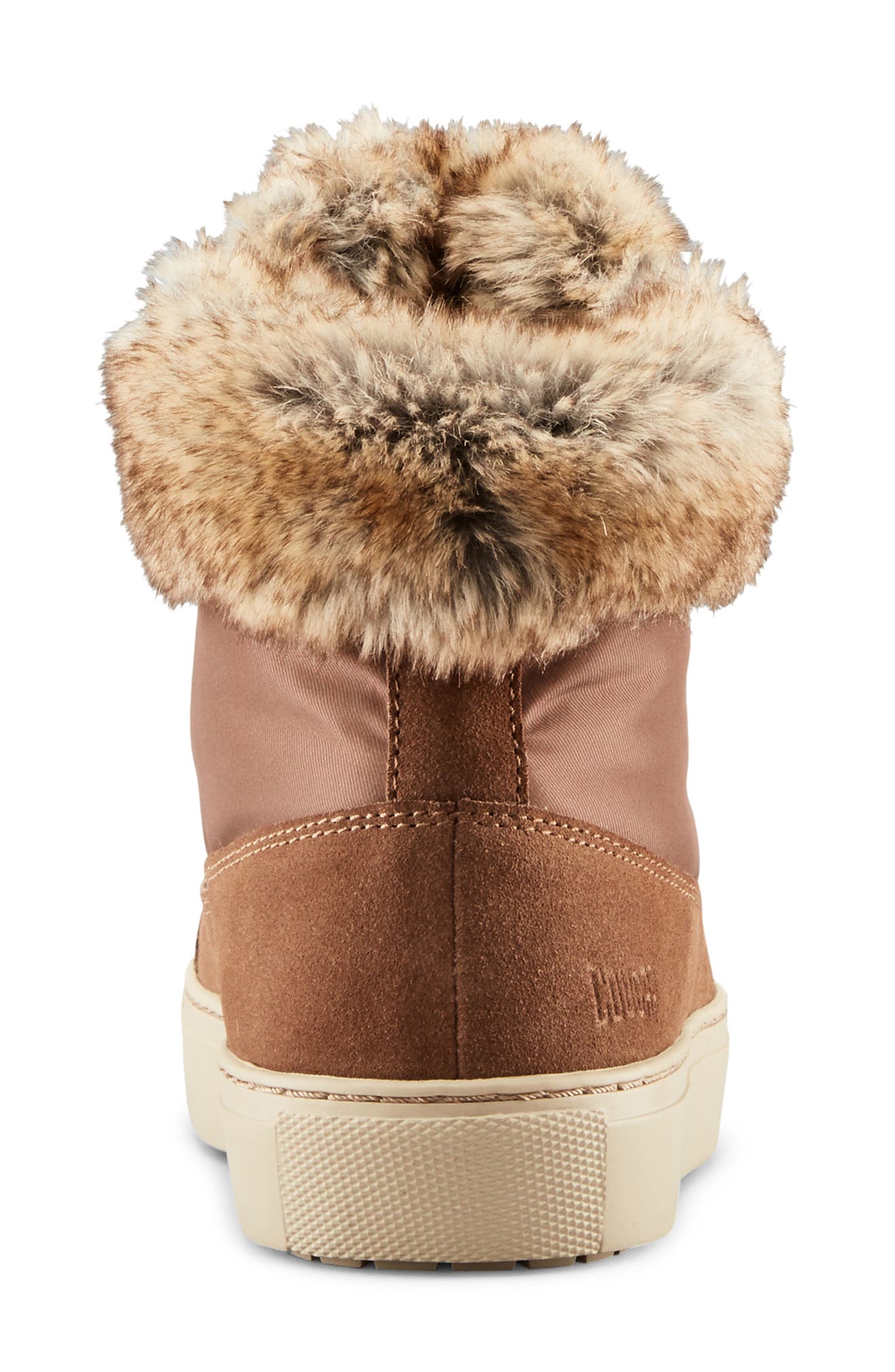 Dubliner Faux Fur Trim Waterproof Bootie, Alternate, color, DRAFT