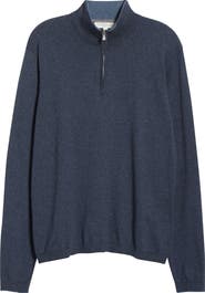 Jack Victor Daniel Quarter-Zip Cotton Sweater