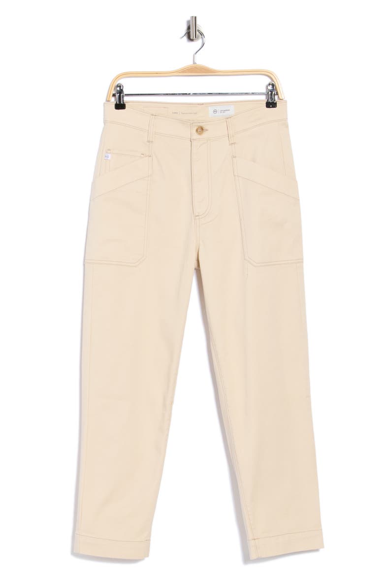Yuko Tapered Ankle Safari Pants, Main, color, PALE OAK