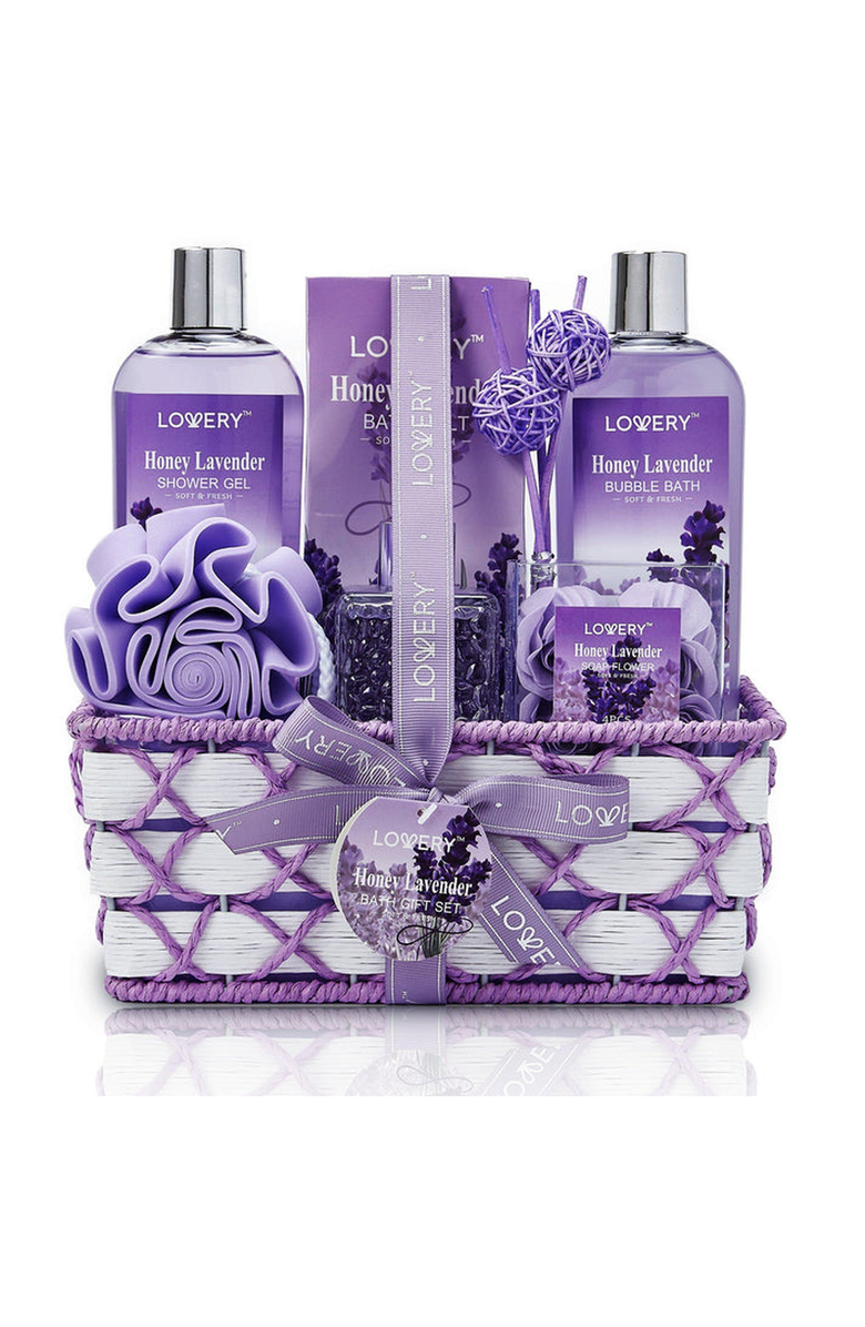 Lovery Honey Lavender Bath and Body Gift Set, Main, color, NO COLOR